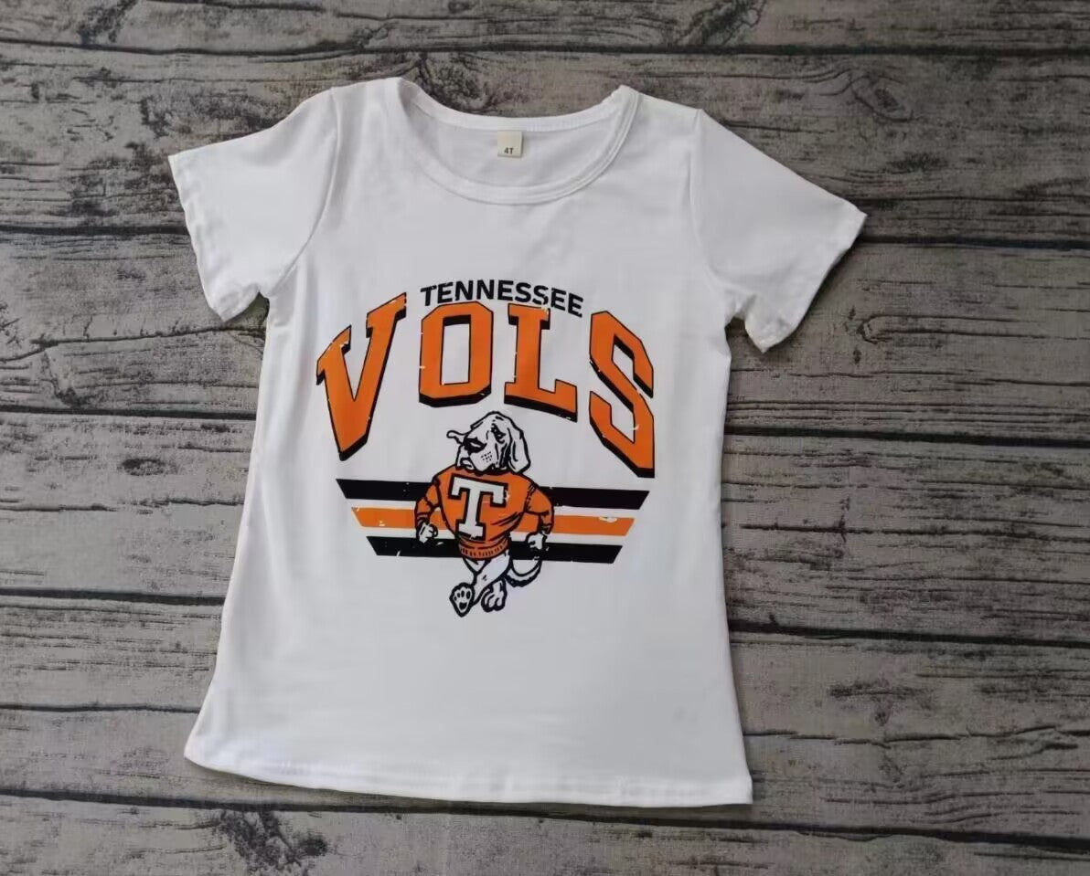 custom moq 3 eta about 4-6 weeks White short-sleeved shirt with "Fitness Puppy"