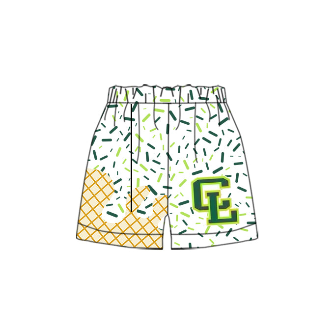 custom moq 3 eta 6-8weeks baby boys clothes team colors summer shorts