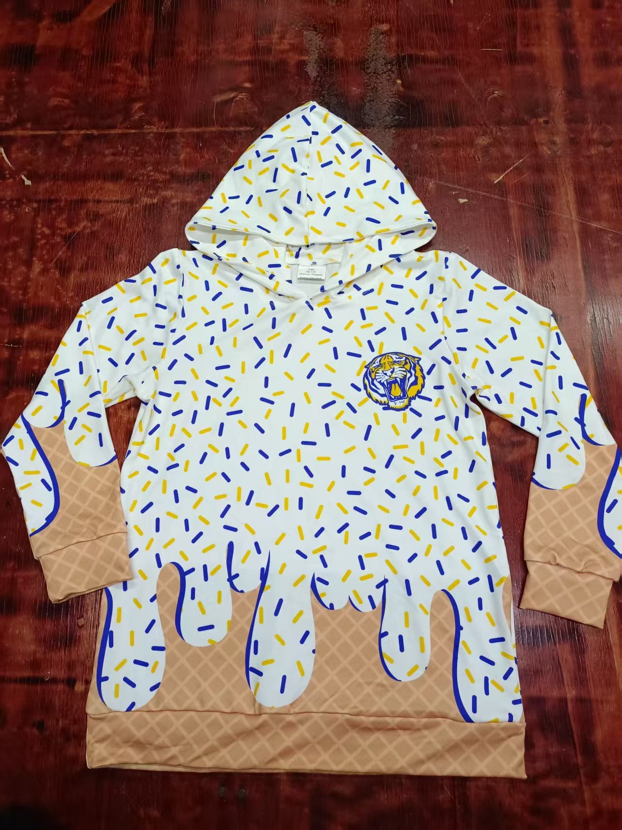 Custom moq 3 eta 6-7weeks kids clothes team hooded long sleeve top-25.5.9