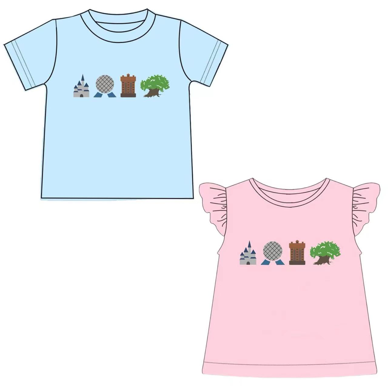 Custom moq 3 MIX SIZE eta 7/8week moq 5 eta /4/5week baby boys clothes short Sleeve Tops