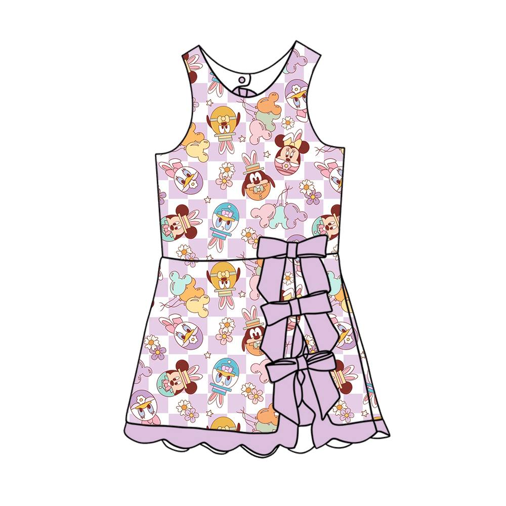 Custom moq 5 mix size milk silk baby girl clothes Summer clothes cute dress Summer dresses