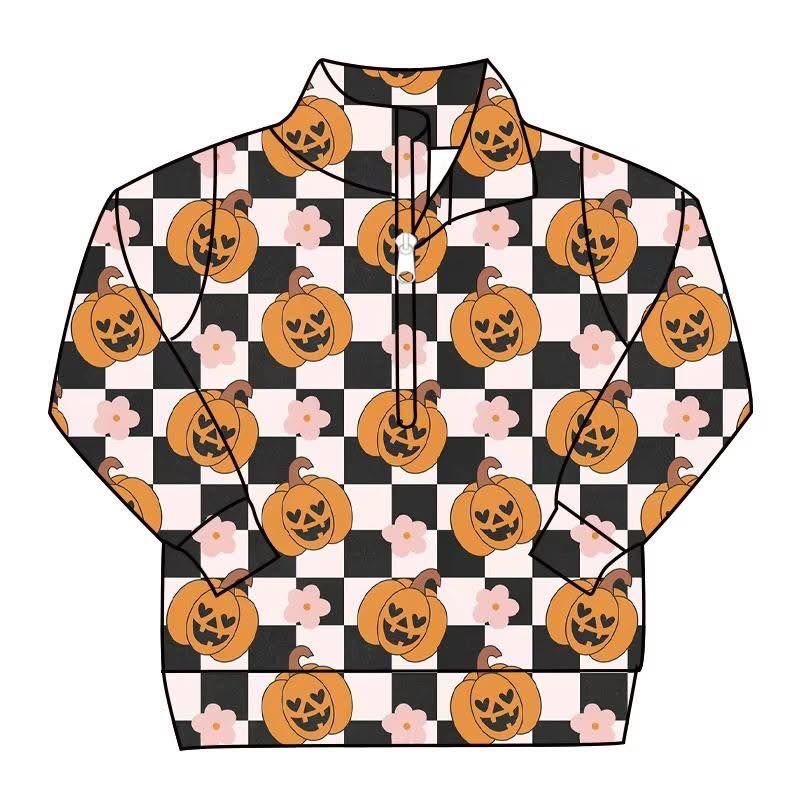 Custom moq 5 each style eta 6-7weeks baby boy clothes pumpkin long sleeve top-25.8.7