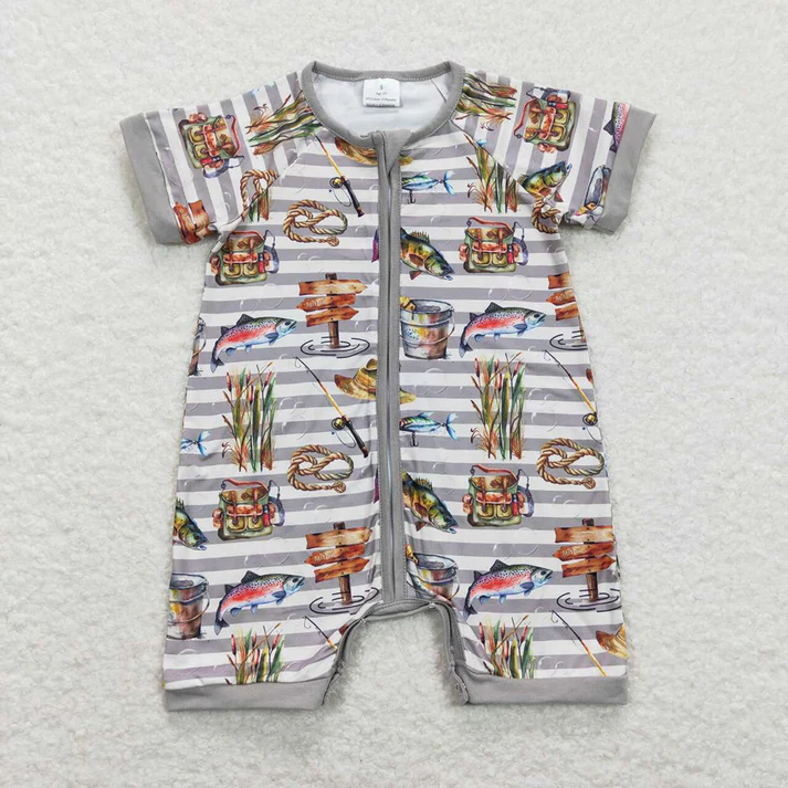 RTS NO MOQ baby boys clothes short sleeve Rompers Clothes Sets