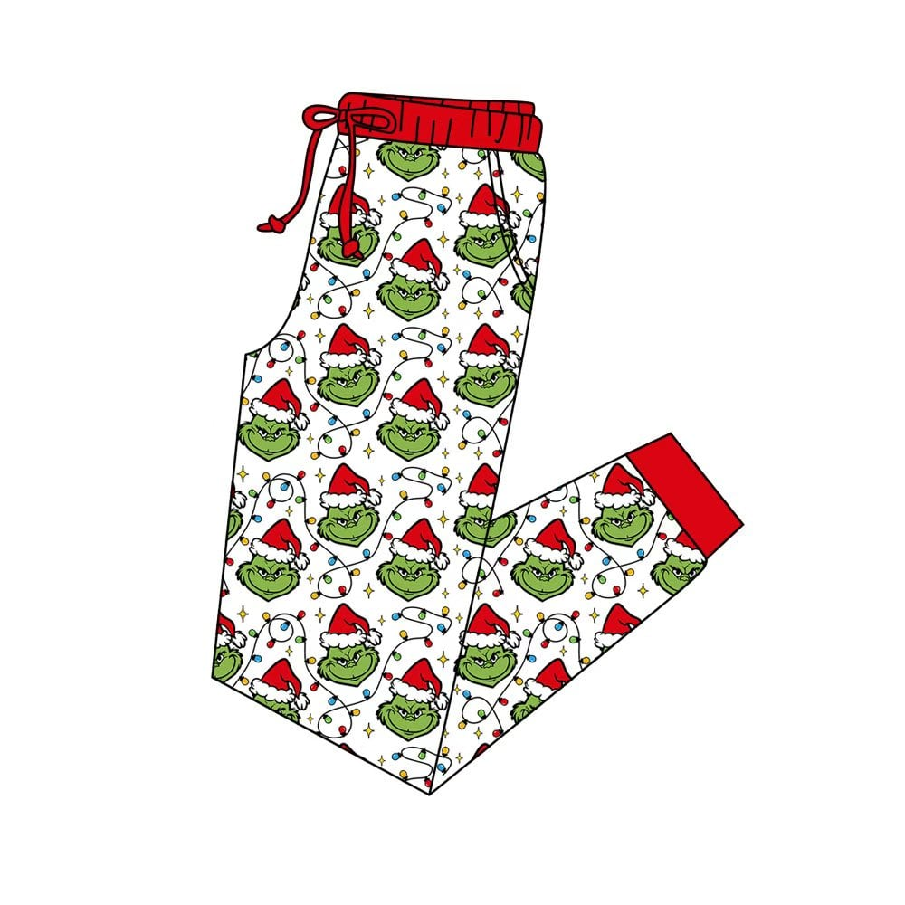 Custom moq 5 mix size custom christmas adult pants