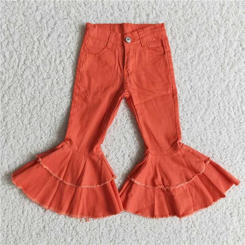 E12-19 Watermelon Red Bell Jeans