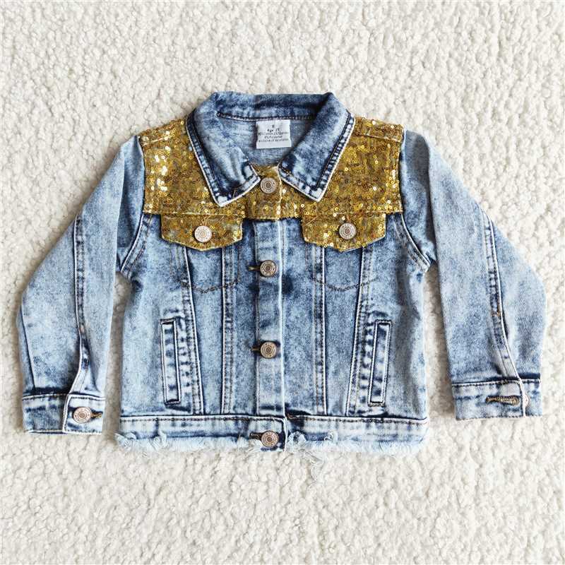SEQUIN denim blue jacket