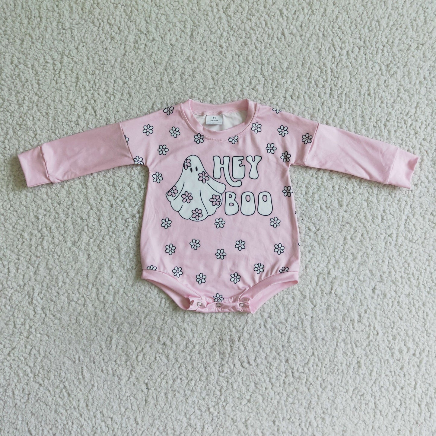 LR0054 baby clothing cartoon print long sleeve bodysuit milk silk baby romper Halloween Holiday