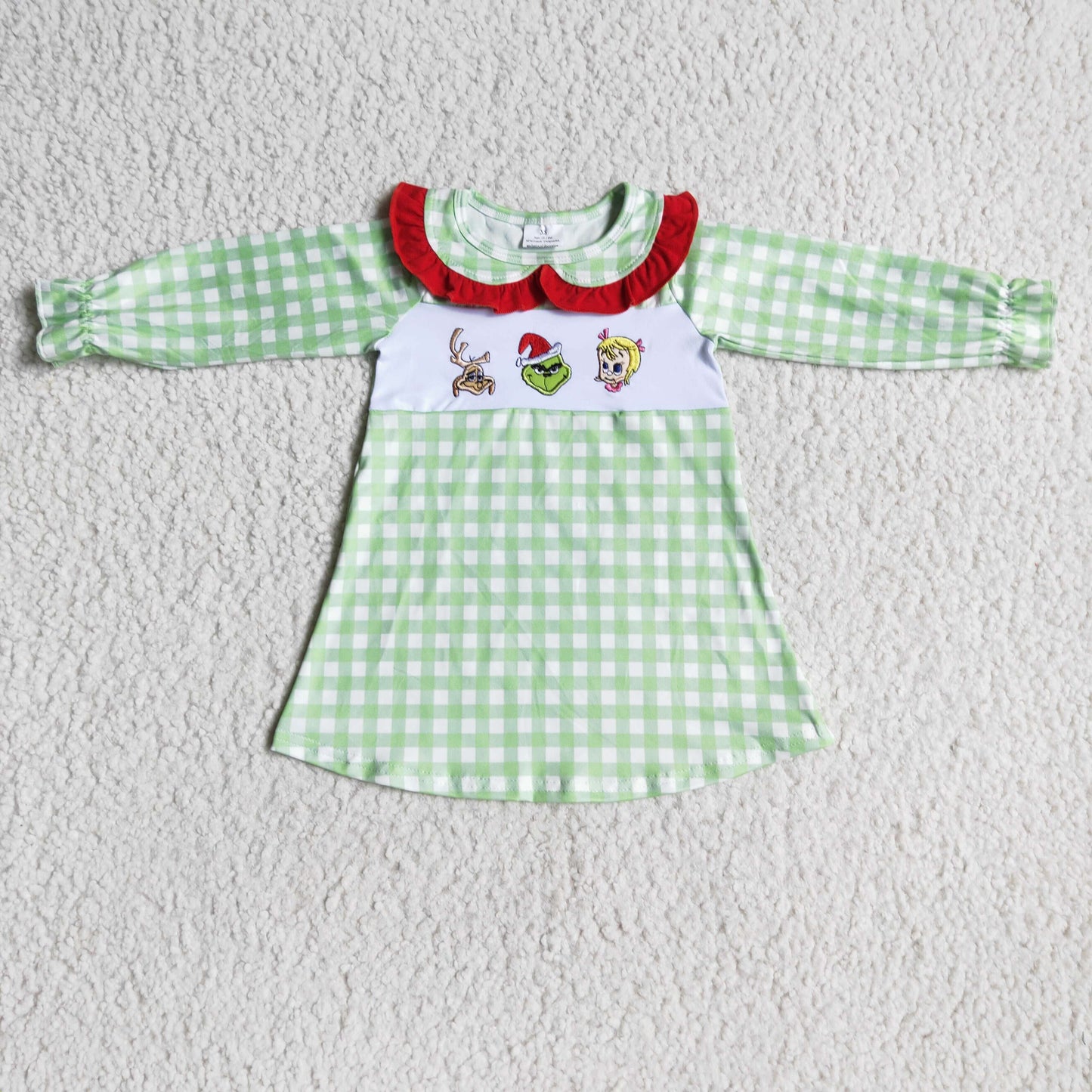 GLD0009 Christmas long sleeve dress