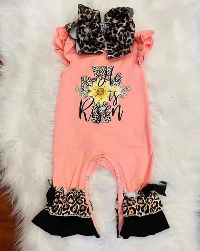 sumflowers romper milk silk