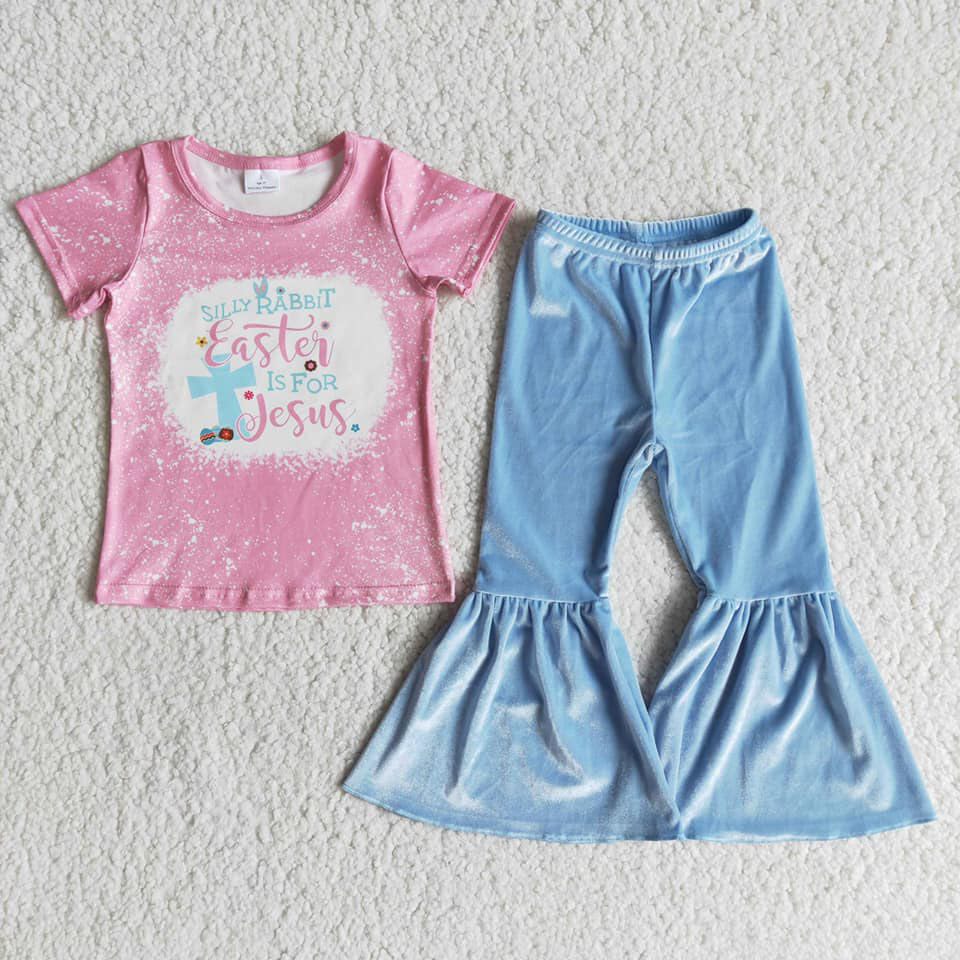 easter summer top with long pants velvet outfits