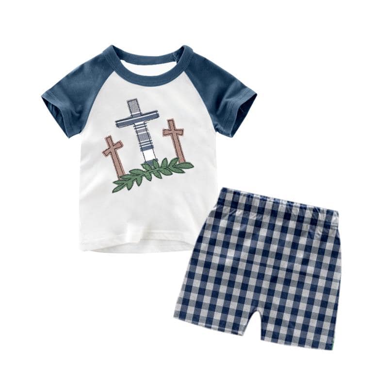 blue summer boys outfits