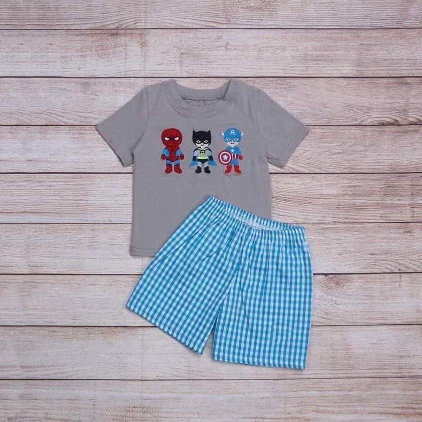 gray color boys outfits