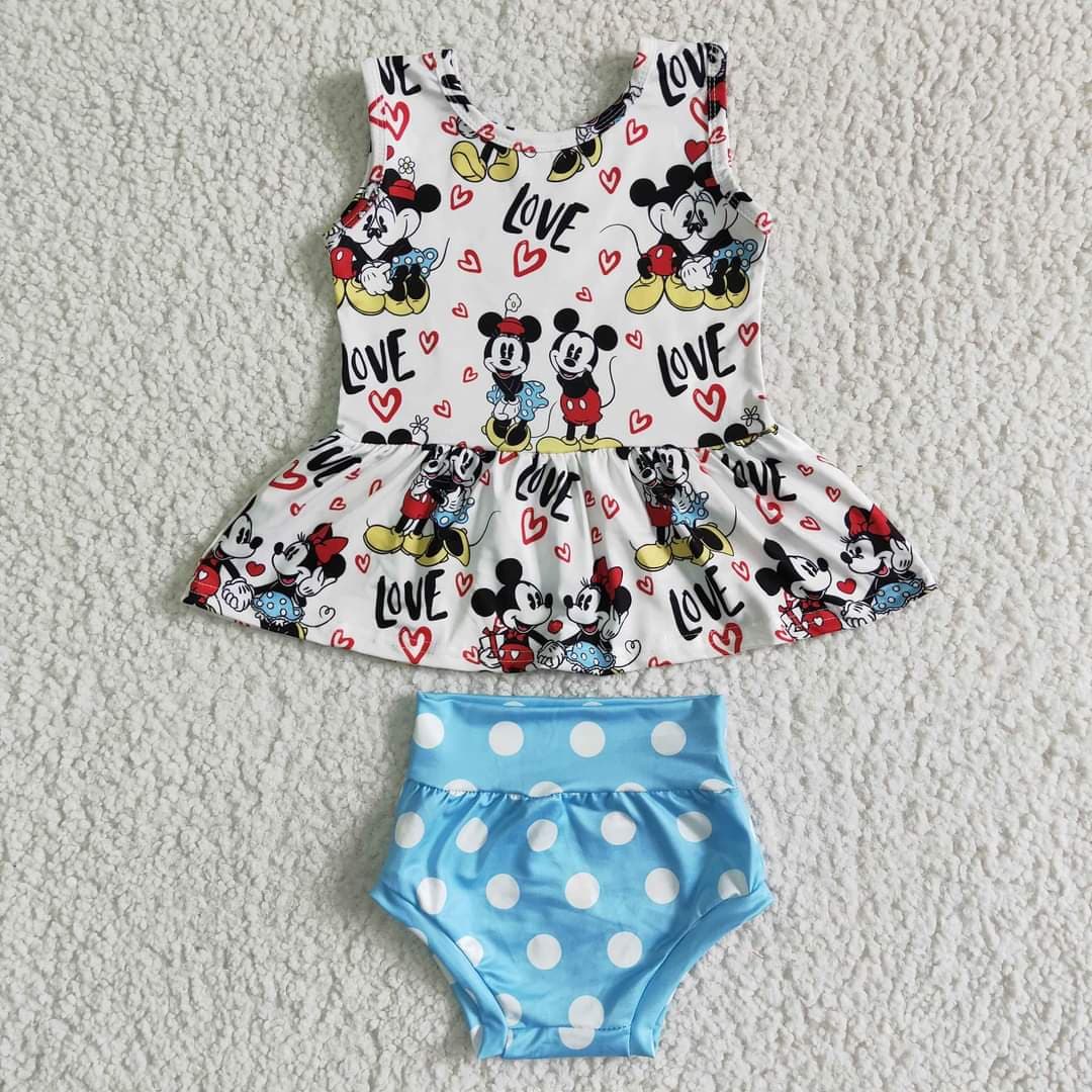 blue dot summer bummies
