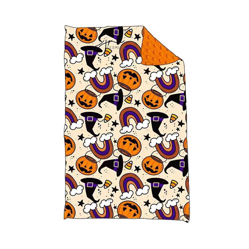 pre-order sample pumpkin print blanket moq 5
