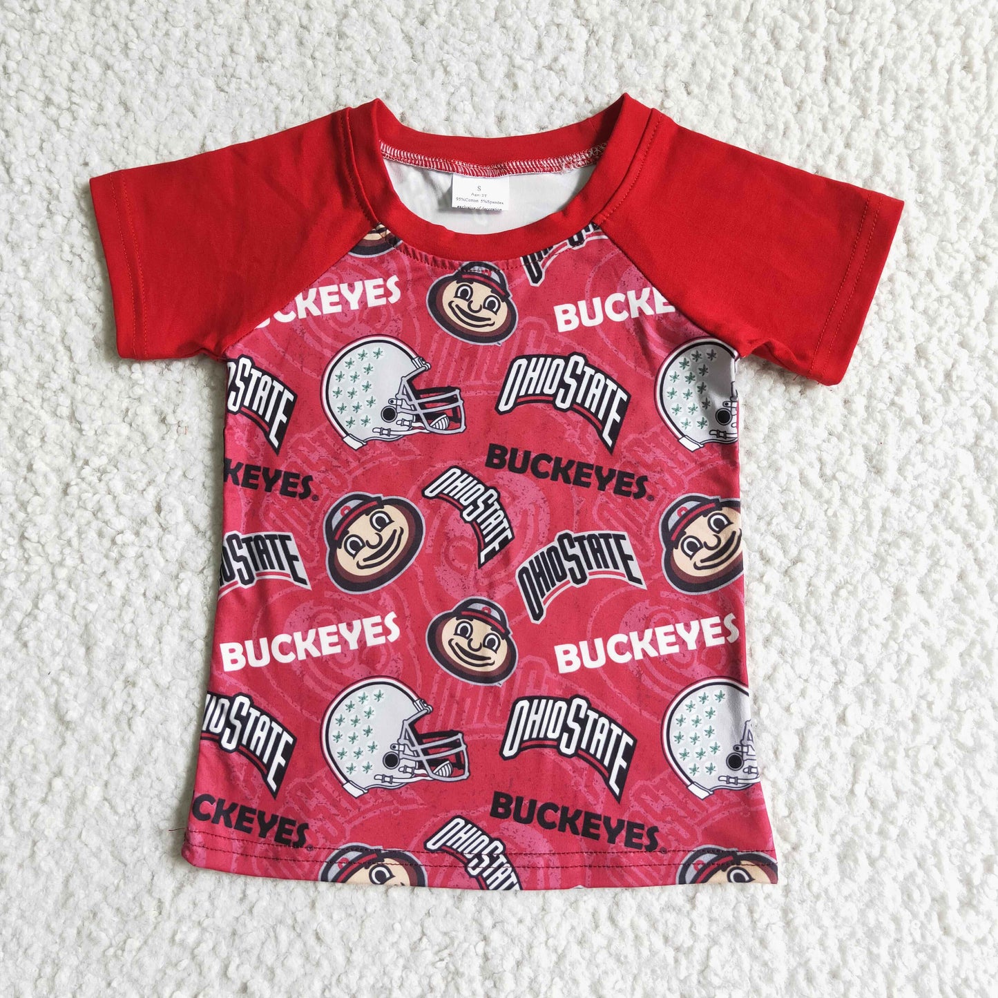 boy red short sleeve T-Shirt