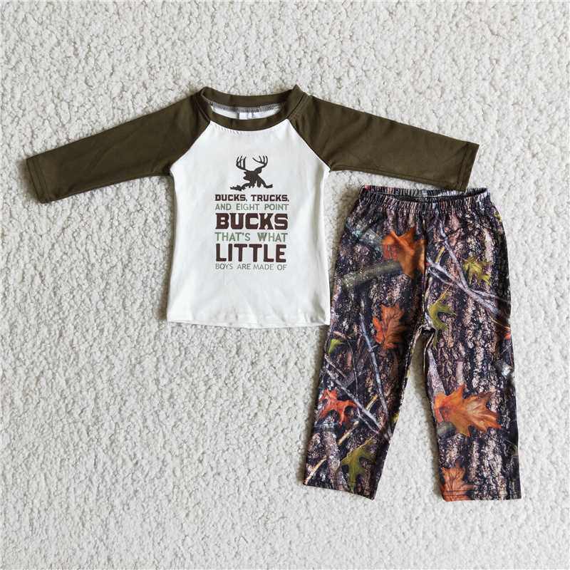 6 A15-15 camo boys Long Sleeve outfits