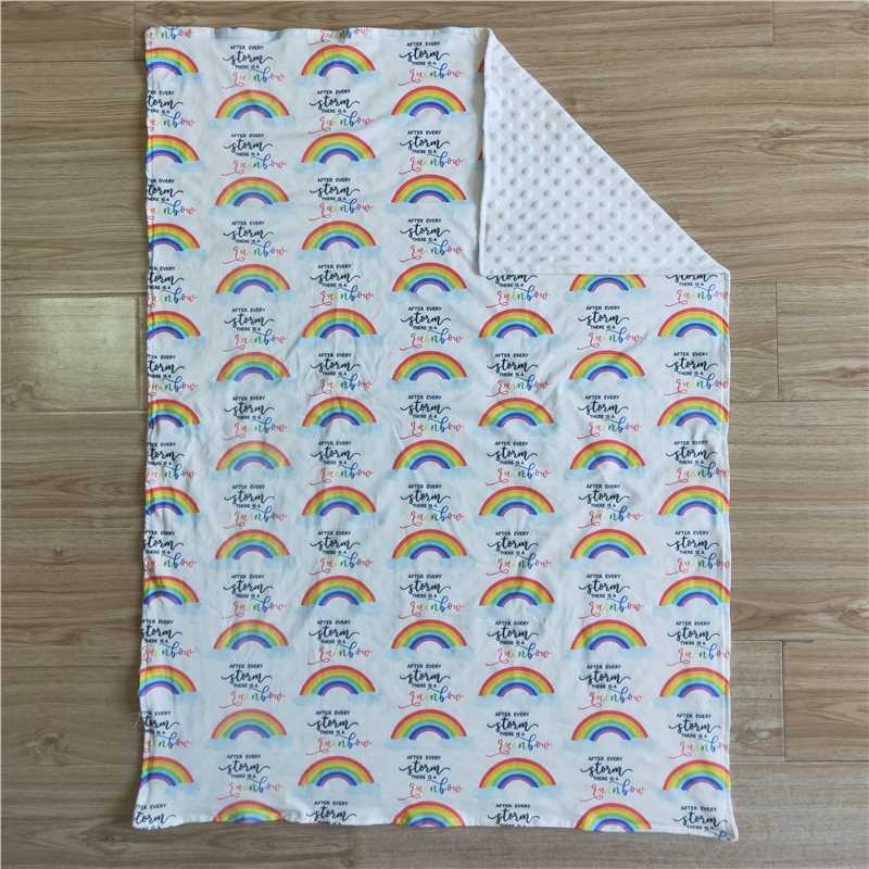 6B13-37 rainbow blanket