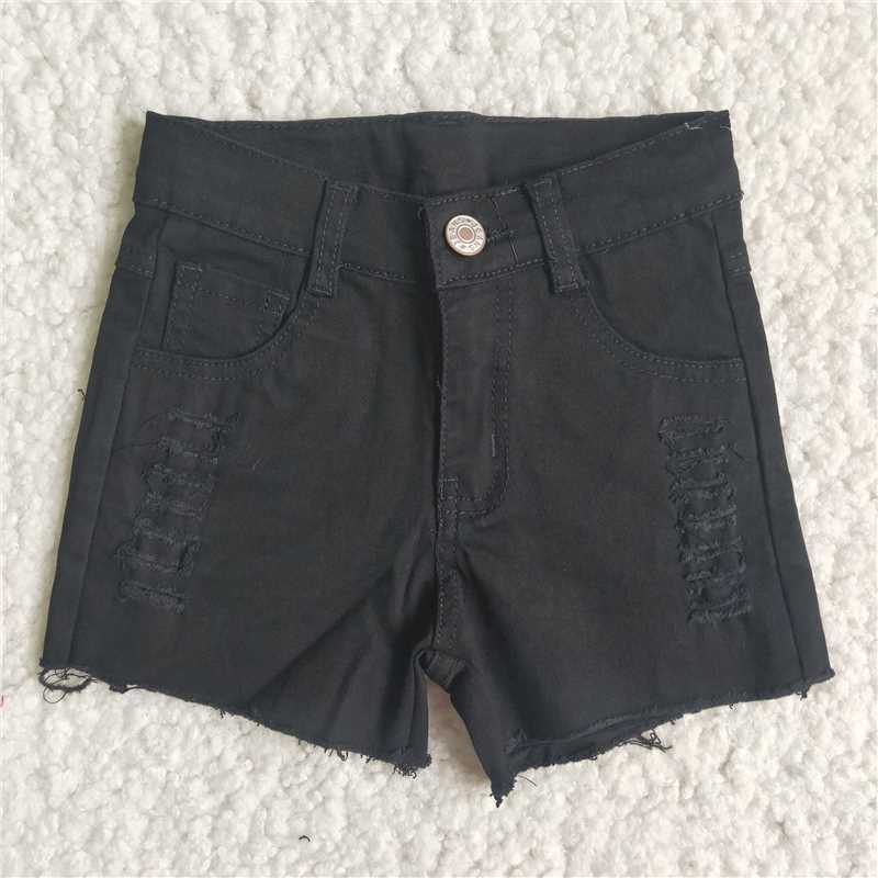 black Denim summer Shorts