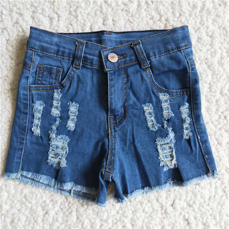 Summer Denim Ruffle Shorts On Sale