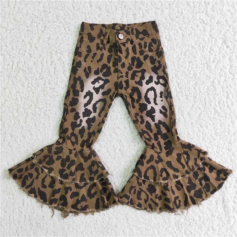 Leopard ready to ship denim
