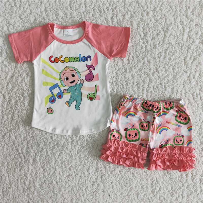 PINK GIRLS SUMMER OUTFITS