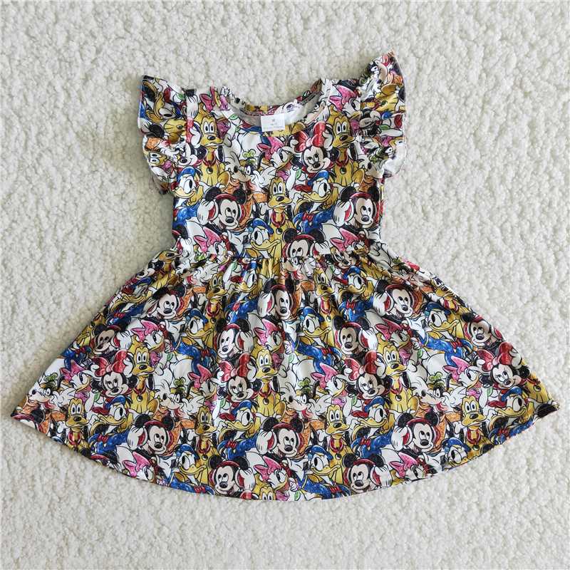 flying sleeve skirt