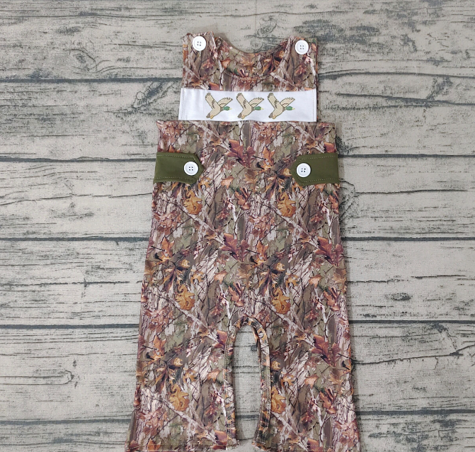 Boys Three Rice Ducks Sleeveless Jumpsuit