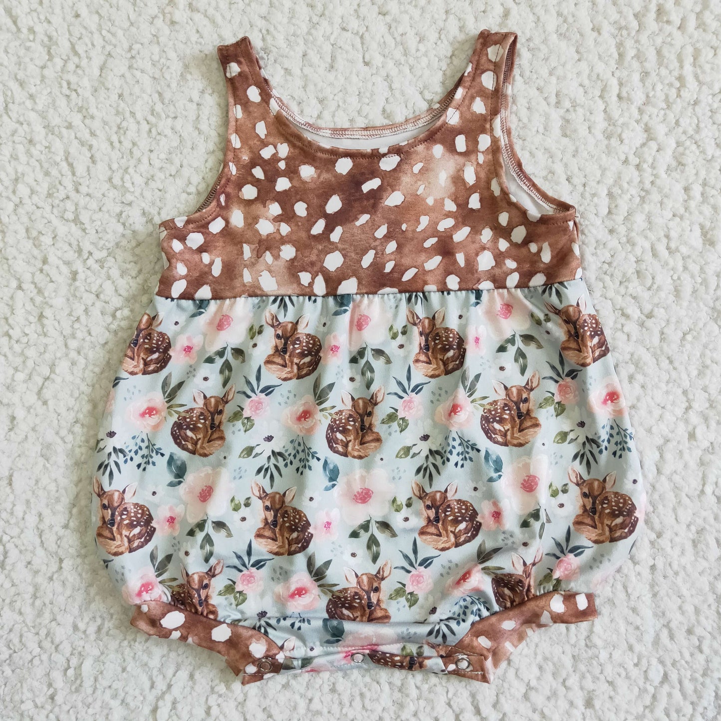 COW FABRIC romper