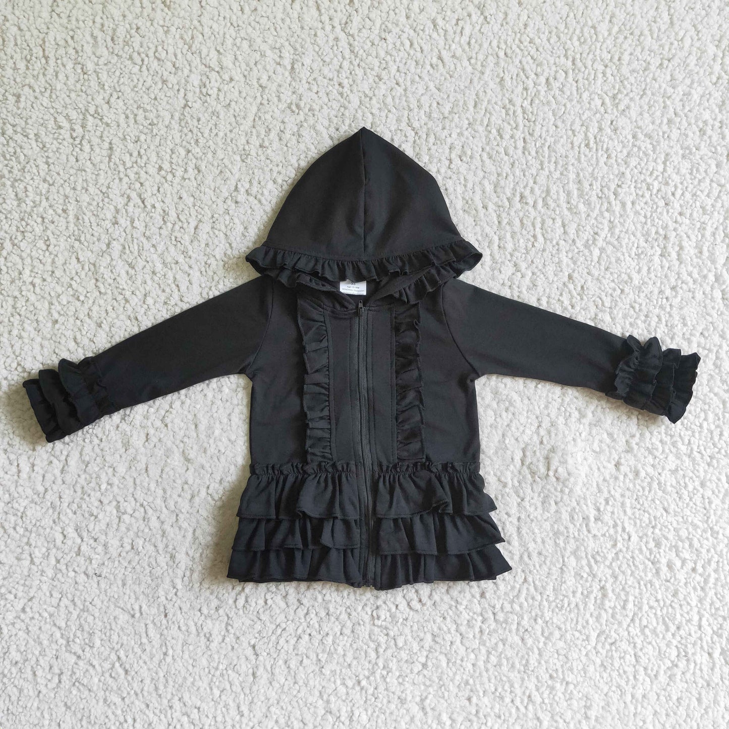GT0016 black long sleeve top