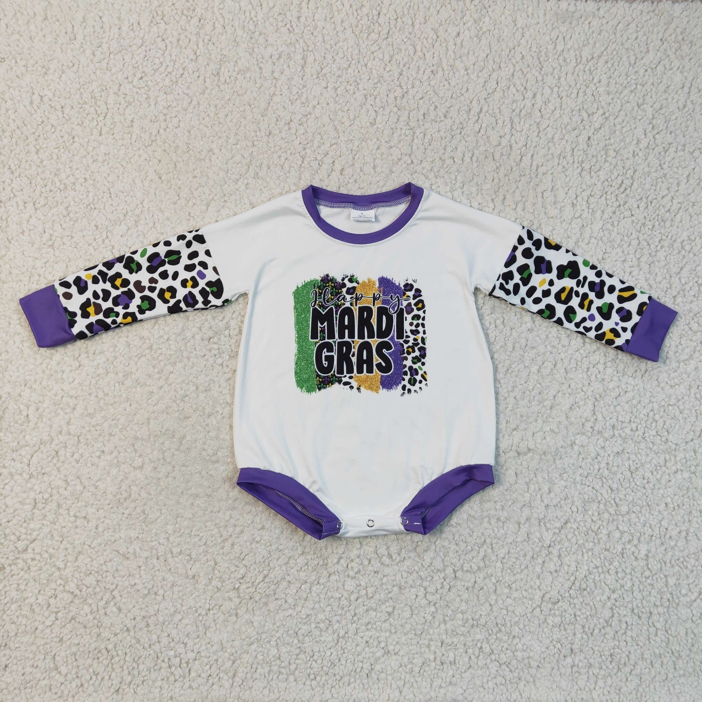 LR0226 baby clothing long sleeve bodysuit milk silk baby romper letter print