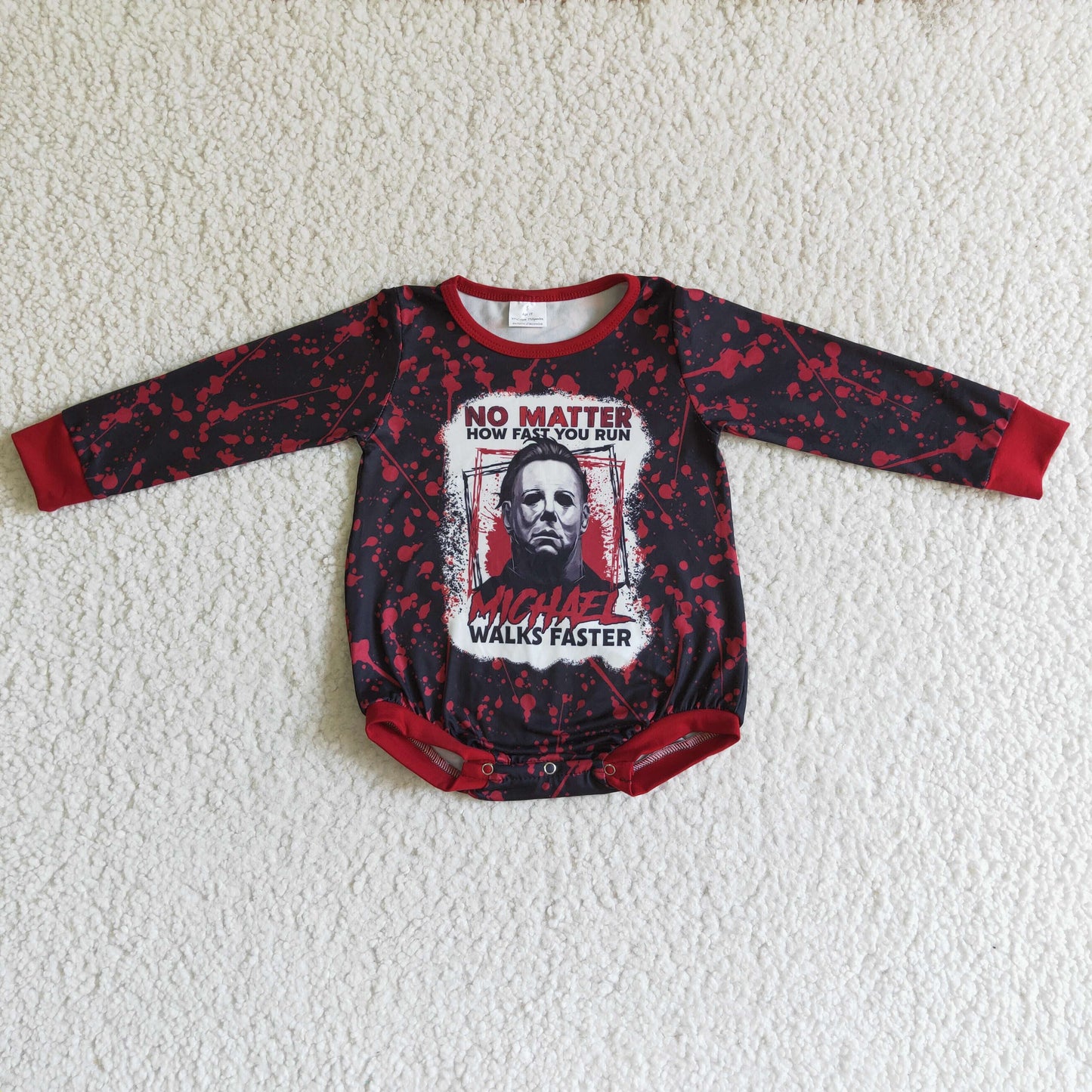 LR0143 baby clothing cartoon print long sleeve bodysuit milk silk baby romper