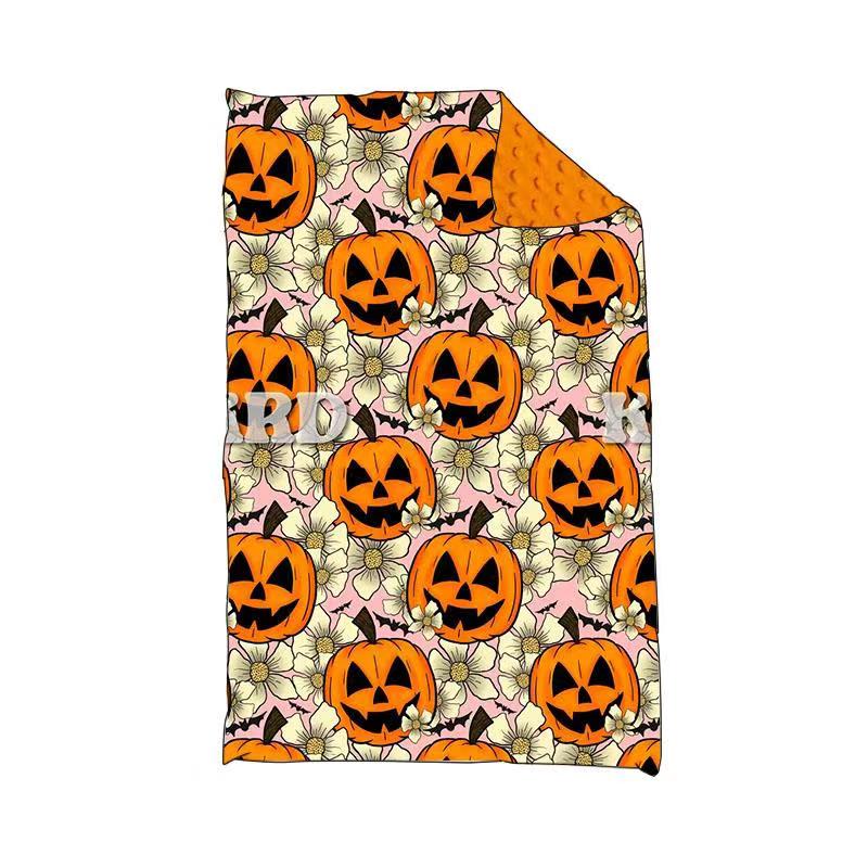 pre-order sample pumpkin print blanket moq 5