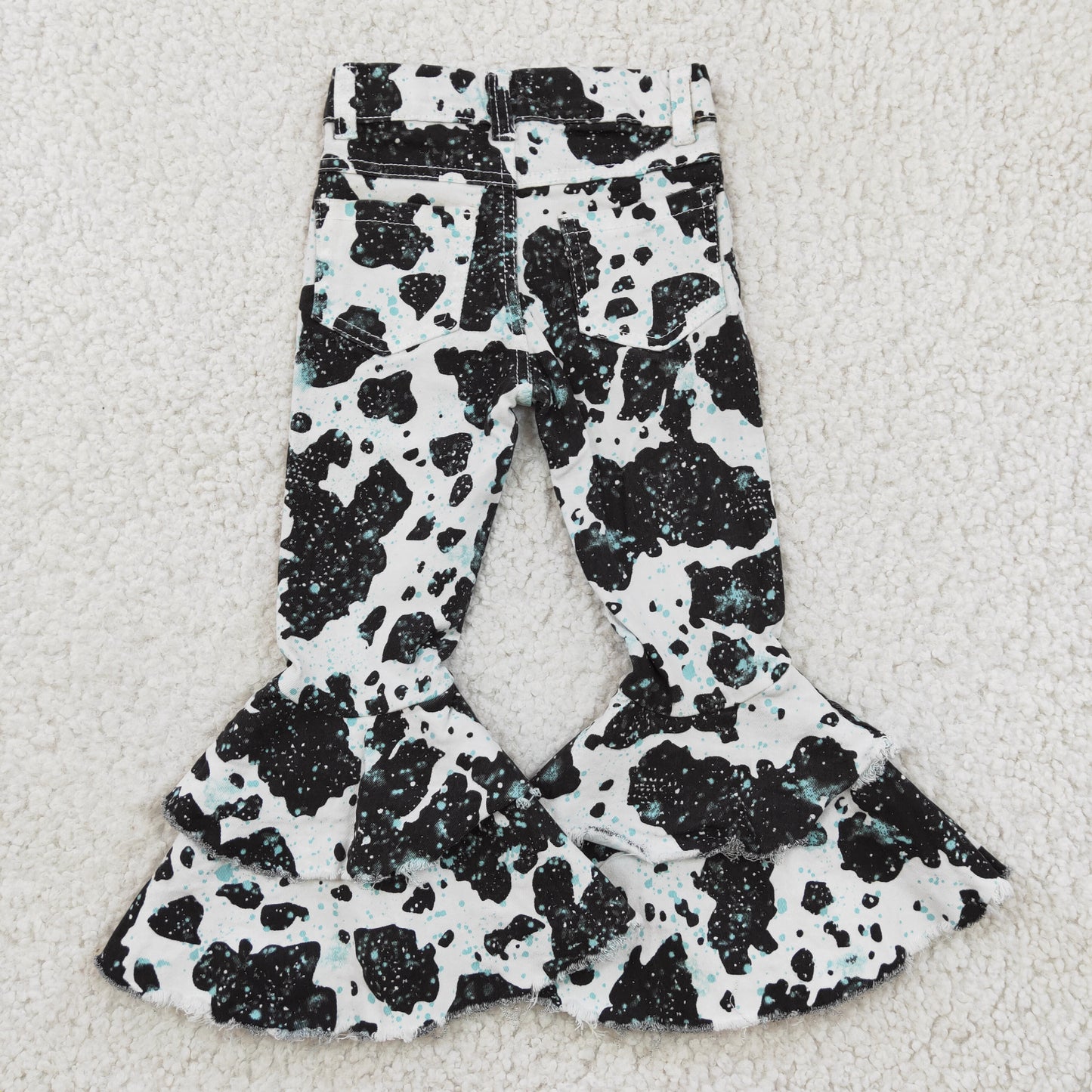RTS NO MOQ(In Stock) cow denim long pants