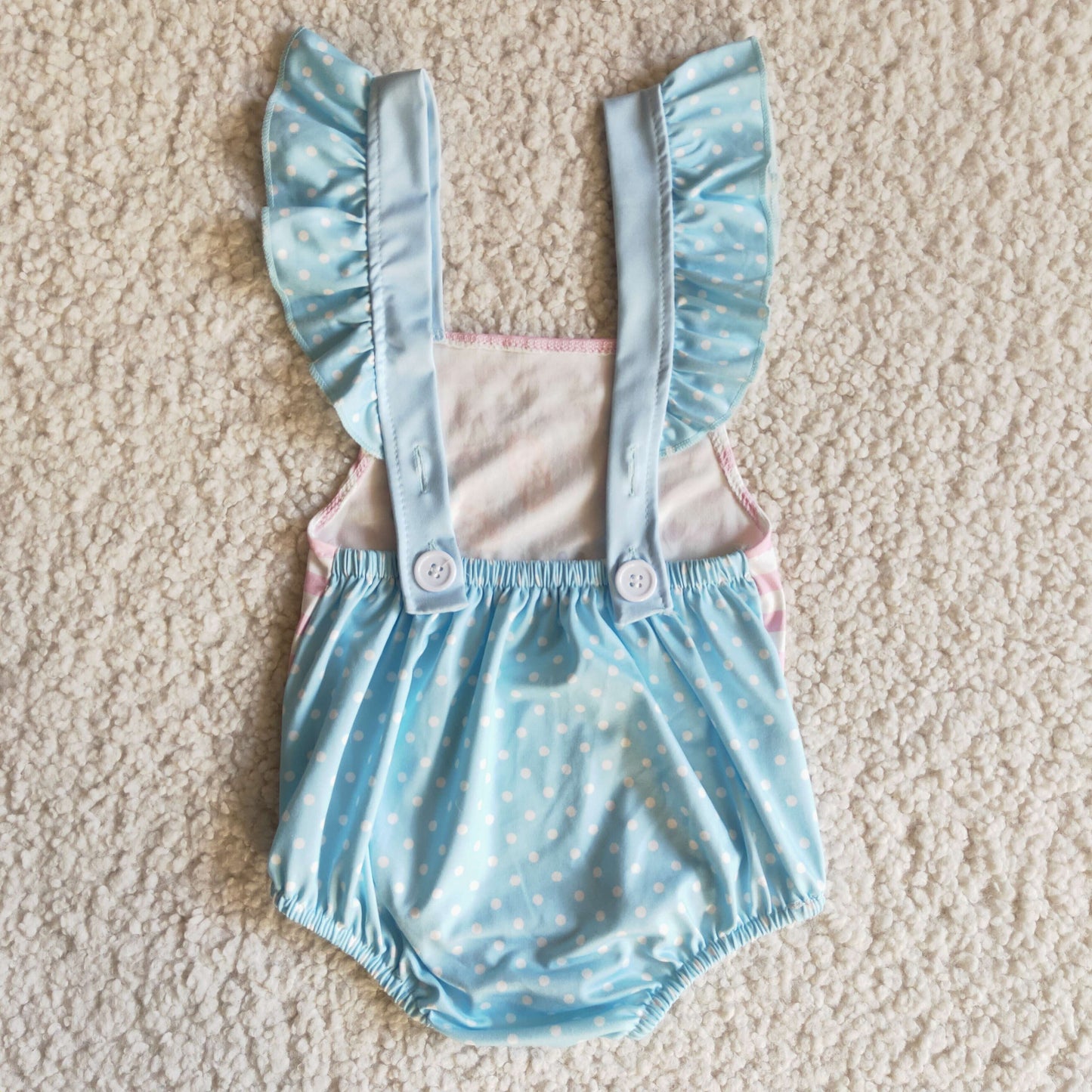 Easter summer milk silk GIRLS romper