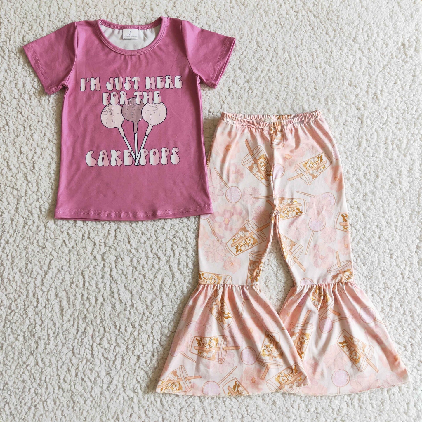 Cute Clothes GSPO0198 girls outfit short sleeve and long pants