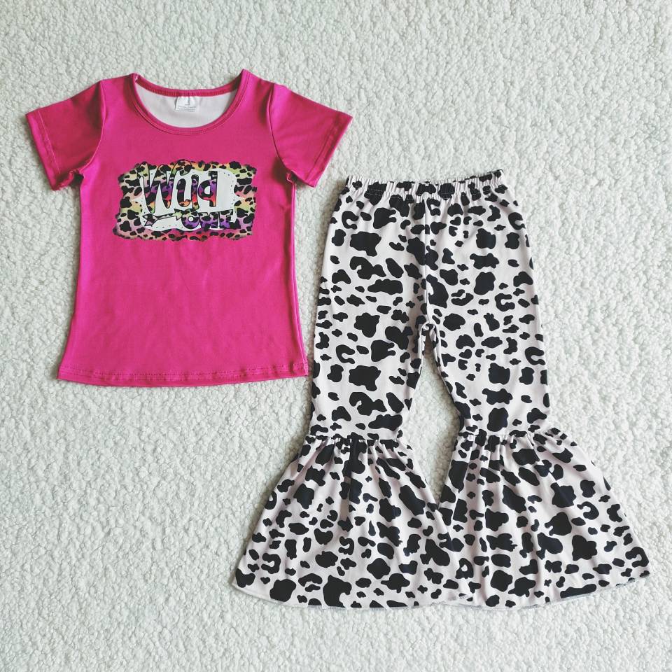 wild pink top with leopard print pants