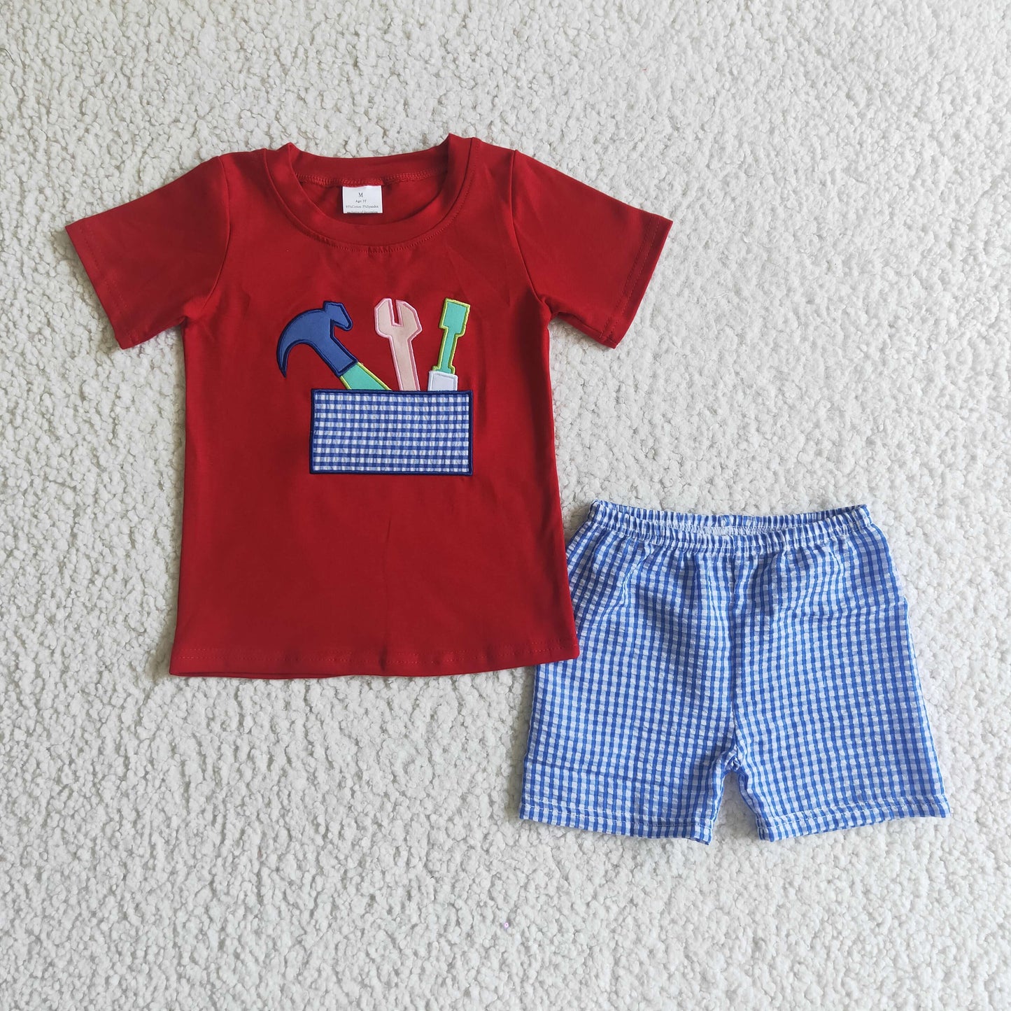 A4-11 Summer wears clothing kids boy t-shirt short sleeve short pants baby print