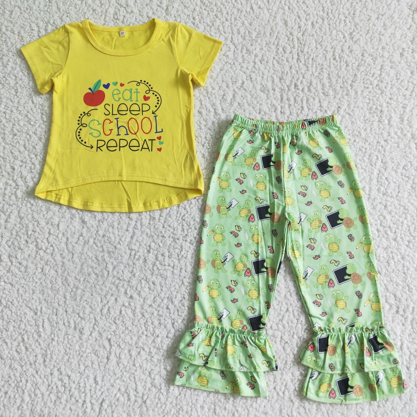 yellow school outfits