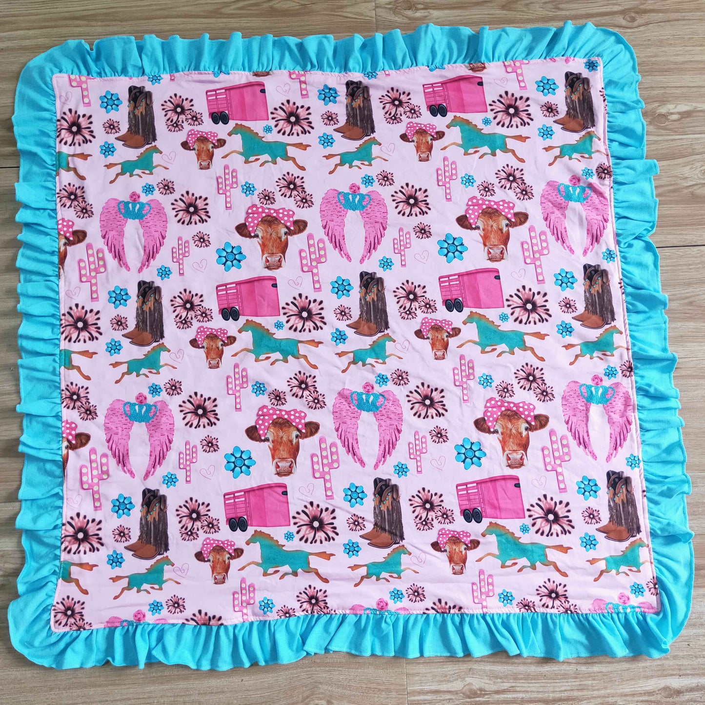 new cow blanket 76*76cm