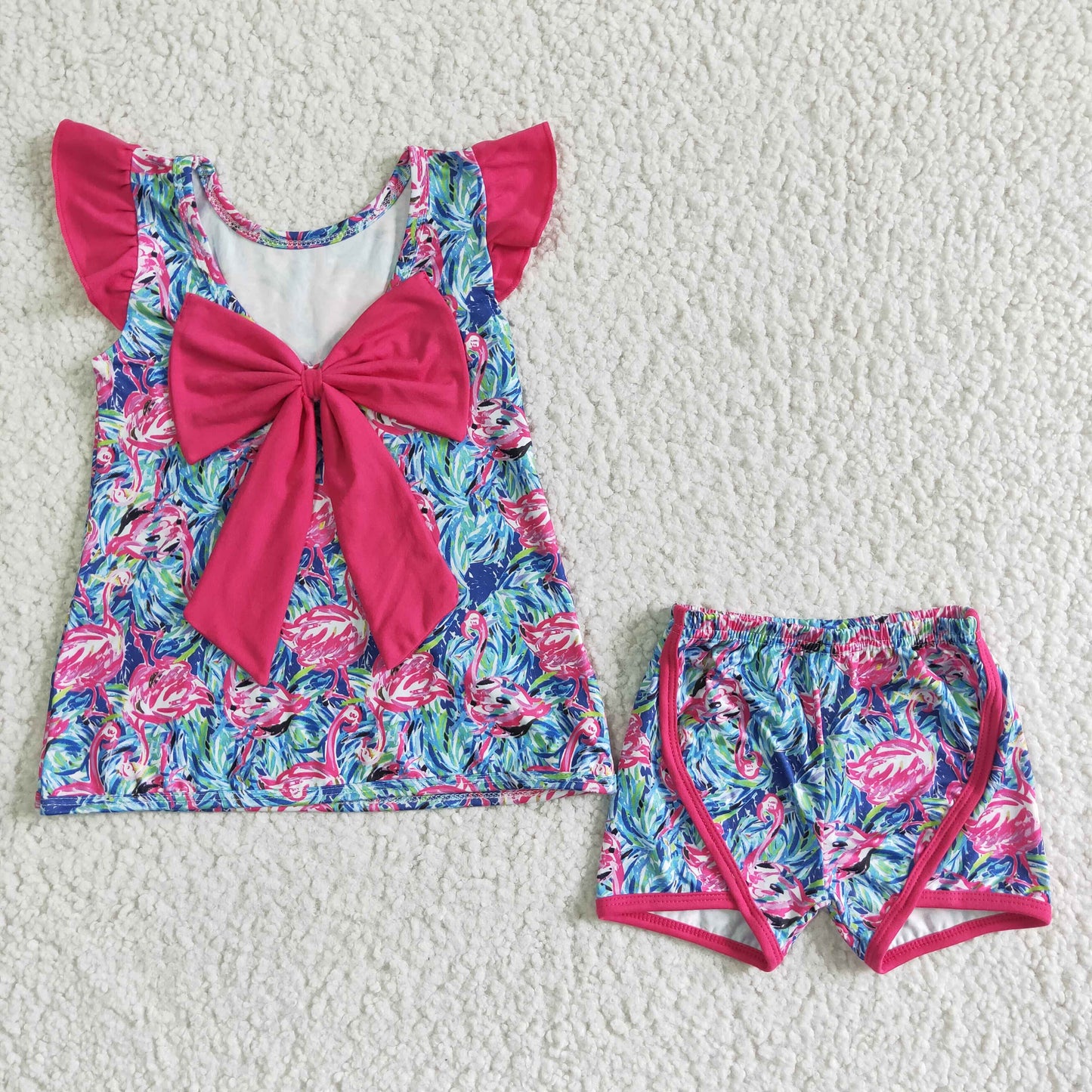 FLOWERS SUMMER GIRLS OUTFITS