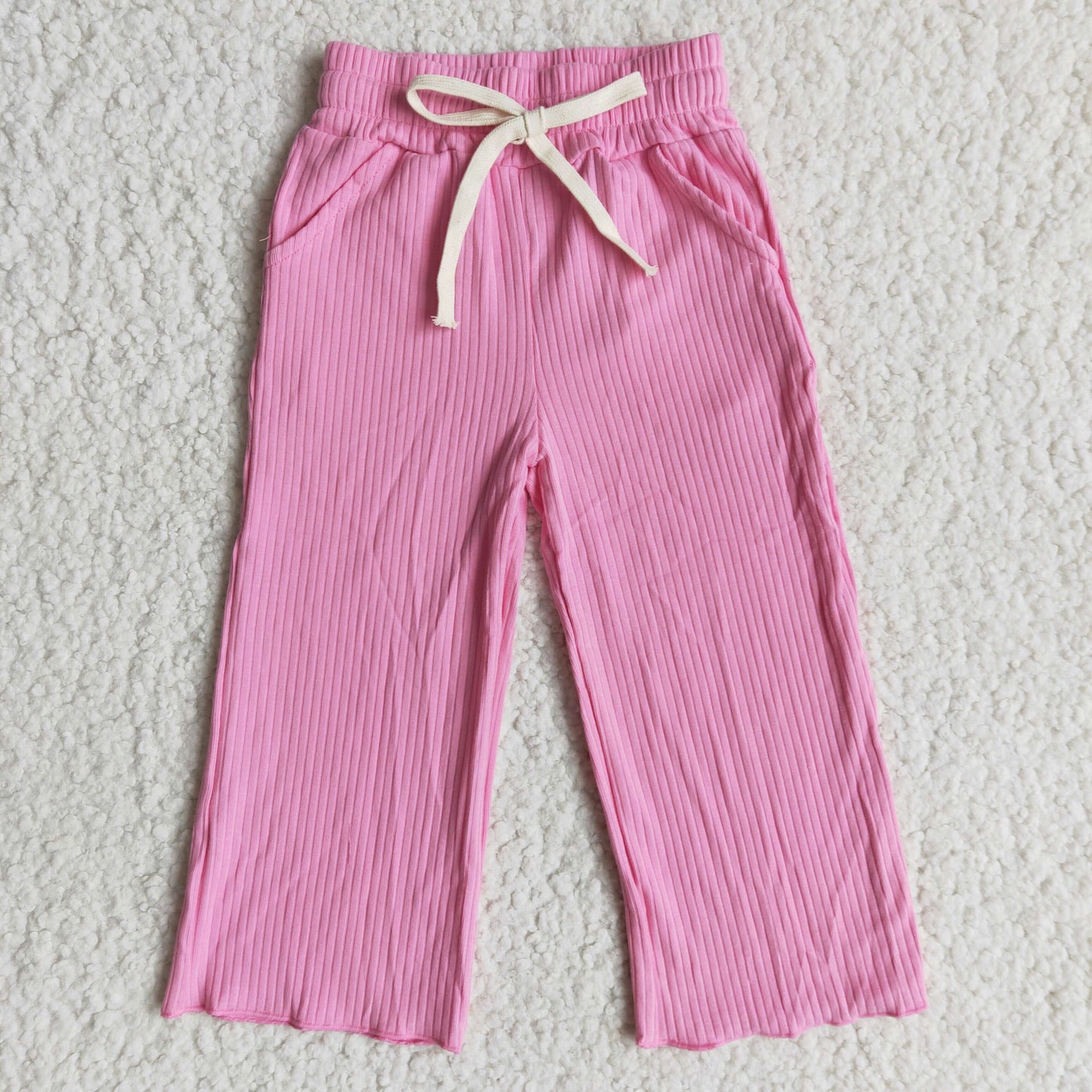 cotton pink long pants