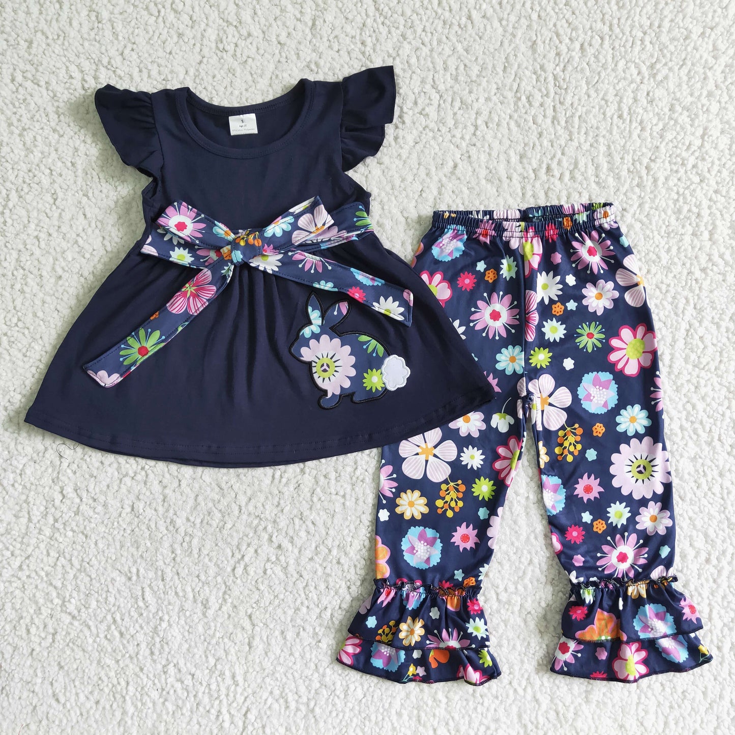 BLACK EMBRIOBERY EASTER OUTFITS