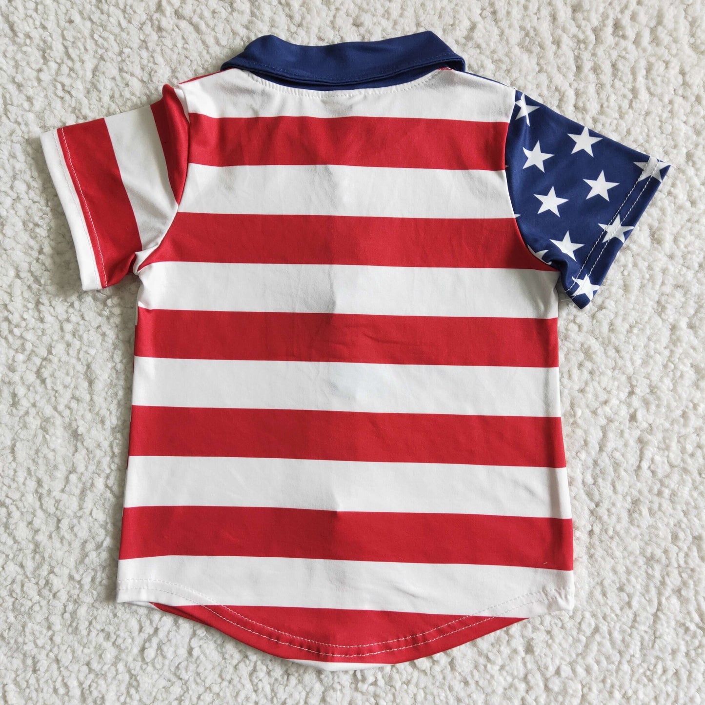 striped button-down shirt B17-19
