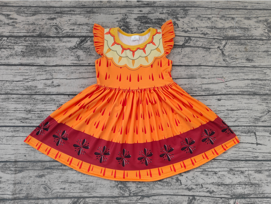 Orange dresses