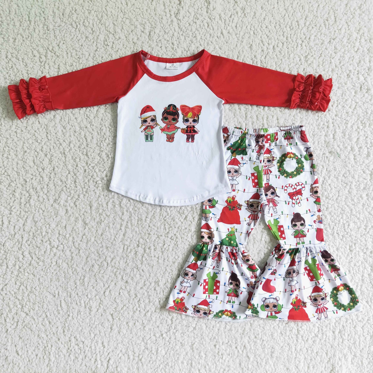 6 A29-21 kids girl bell bottoms girl outfits