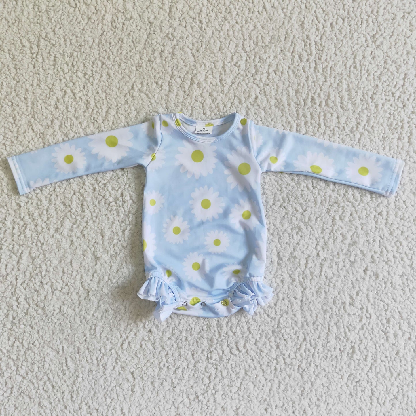 LR0002 Kids Girl Clothes Long Sleeve Bodysuit Romper