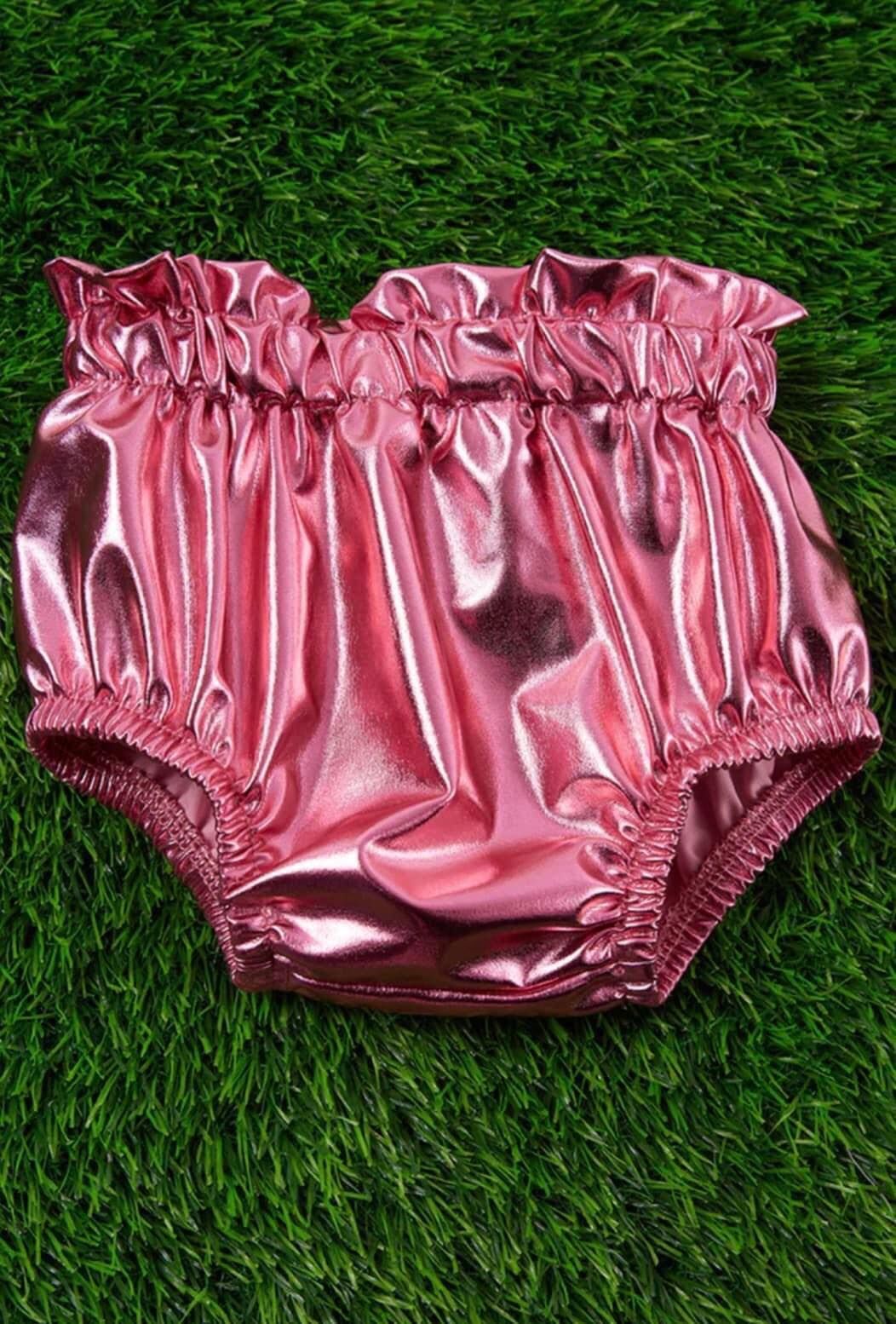 pink leather bummies