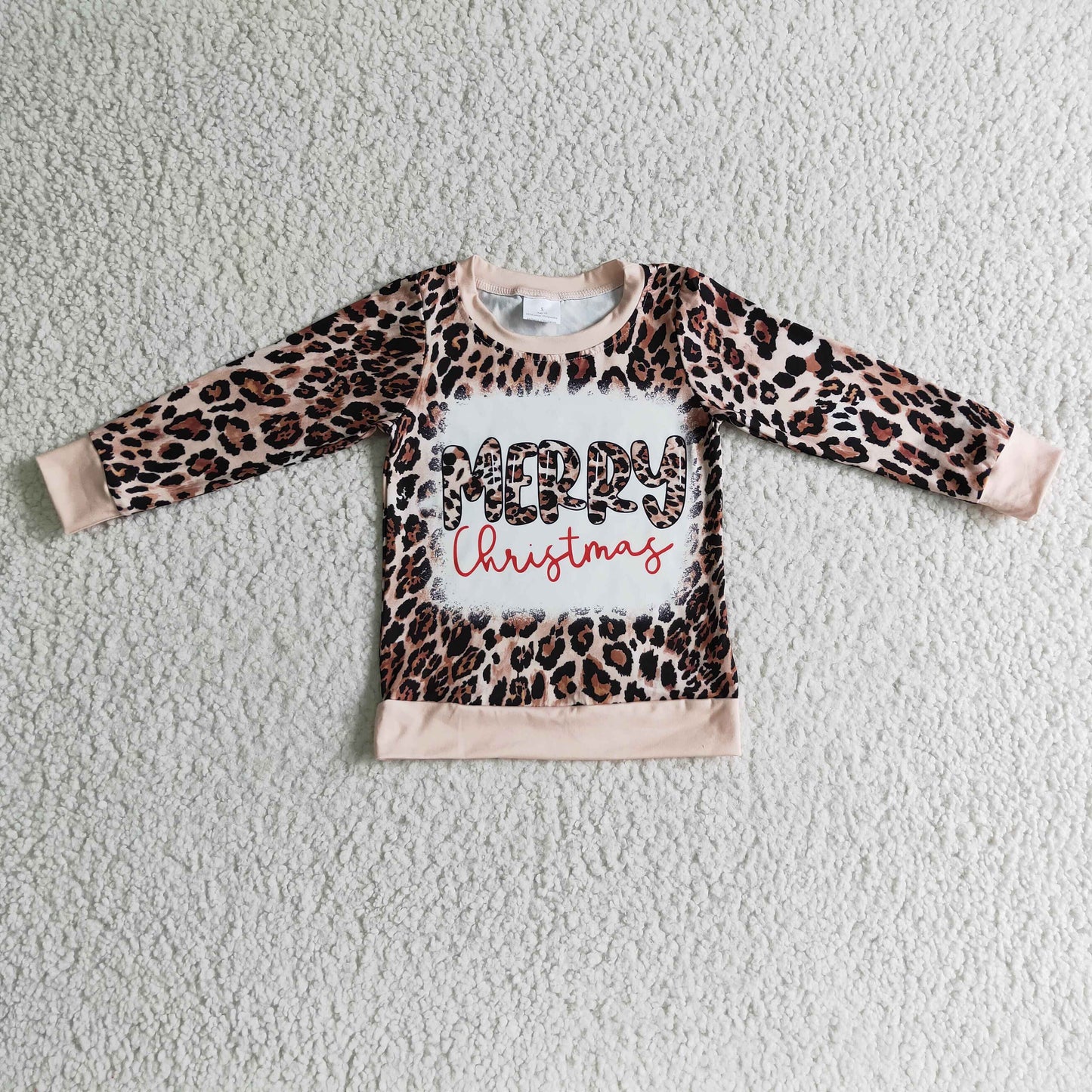 GT0060 girls Christmas shirt long sleeve top summer clothing milk silk