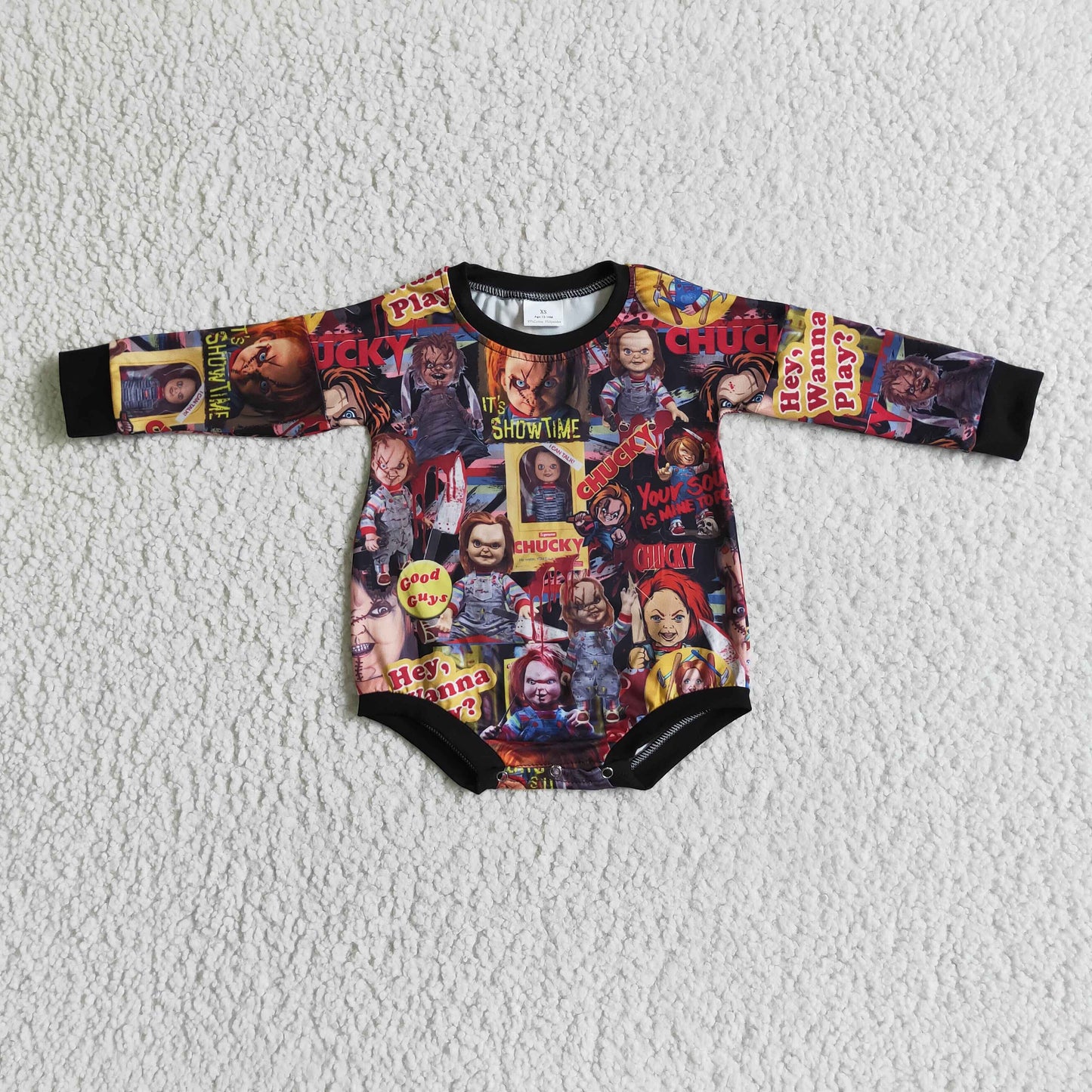 LR0106 baby clothing cartoon print long sleeve bodysuit milk silk baby romper