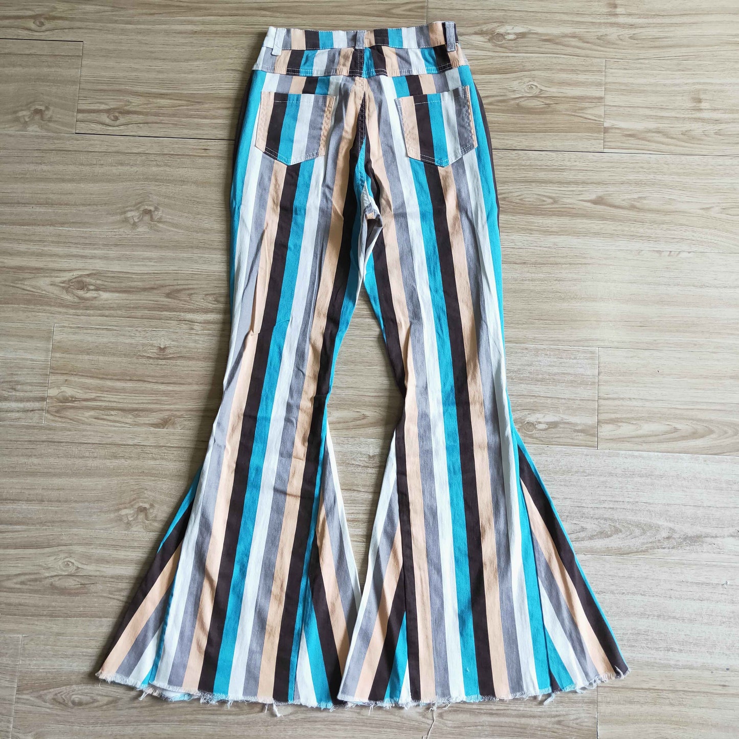 P0009 RTS High Quality Adult's Jeans Pants Women Button Colorful Pants